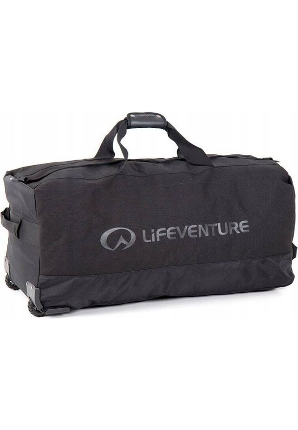 Lifeventure Expedition Wheeled Duffle, 120 Litre Roll-Base, Black