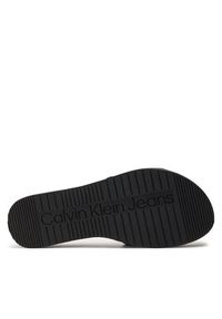 Calvin Klein Jeans Klapki Flatform Sandal Met YW0YW01036 Czarny. Kolor: czarny #4