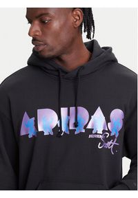 Adidas - adidas Bluza Jeremy Scott Pride JW1615 Czarny Oversize. Kolor: czarny. Materiał: bawełna