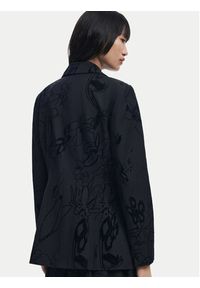 Desigual Marynarka Flockarty 25WWEW19 Czarny Regular Fit. Kolor: czarny. Materiał: syntetyk #2