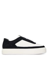 Calvin Klein Sneakersy Basket Cupsole Laceup Lth-Su YM0YM01354 Czarny. Kolor: czarny. Materiał: skóra