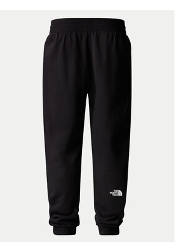 The North Face Spodnie dresowe Fine NF0A8C1K Czarny Tapered Fit. Kolor: czarny. Materiał: bawełna