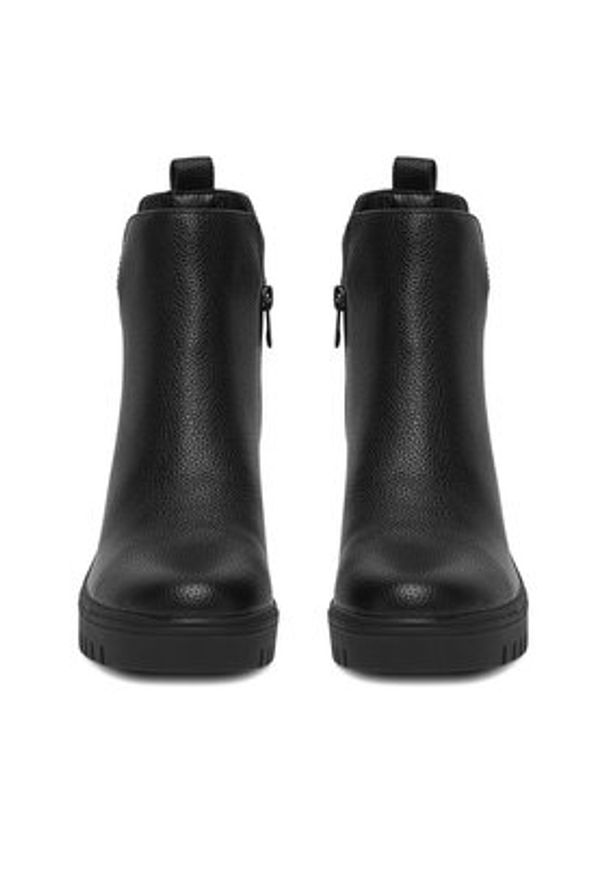 Clara Barson Botki CEO-LM25SH159-1 Czarny. Kolor: czarny. Materiał: skóra, materiał