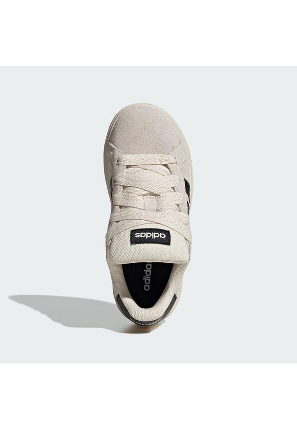 Adidas - Buty Grand Court 00s Kids. Kolor: biały, wielokolorowy, czarny. Materiał: materiał