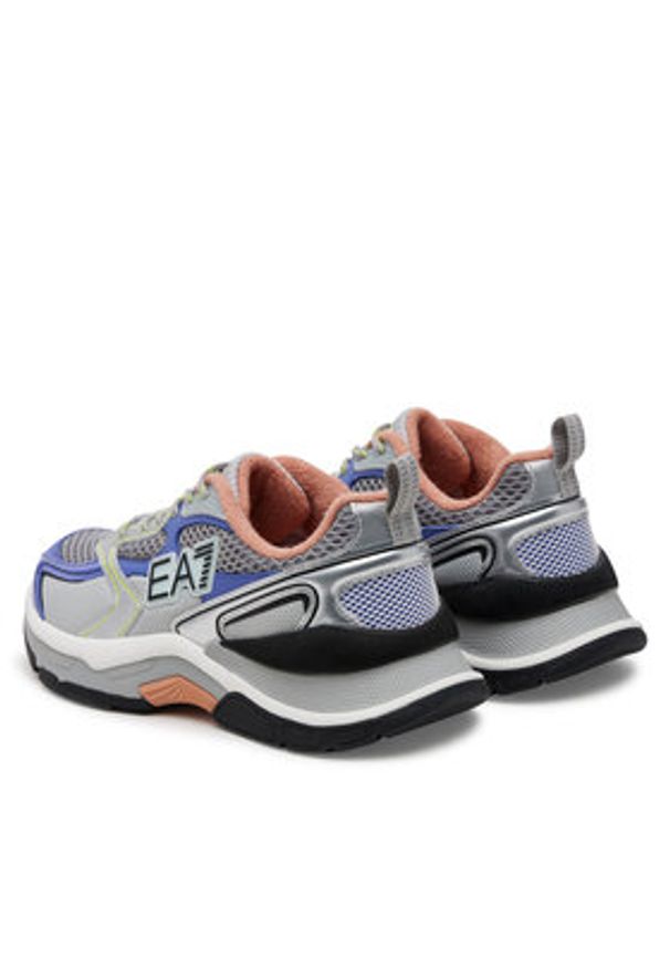 EA7 Emporio Armani Sneakersy X8X249 XK446 D140 Kolorowy. Materiał: skóra. Wzór: kolorowy