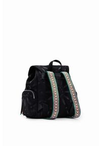 Desigual plecak damski kolor czarny mały. Kolor: czarny #4