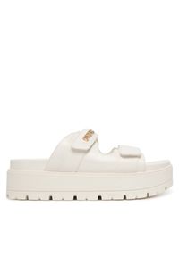 Guess Klapki FLJFAX ELE03 Écru. Materiał: skóra #1