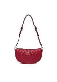 Guess Torebka Valla Mini HWQG81 22720 Czerwony. Kolor: czerwony. Materiał: skórzane