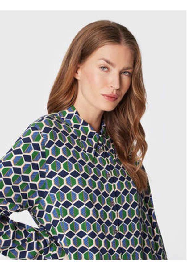 United Colors of Benetton - United Colors Of Benetton Sukienka koszulowa 48D8DV01W Kolorowy Regular Fit. Materiał: wiskoza. Wzór: kolorowy. Typ sukienki: koszulowe