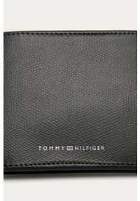 TOMMY HILFIGER - Tommy Hilfiger - Portfel skórzany. Kolor: czarny. Materiał: skóra. Wzór: gładki #3
