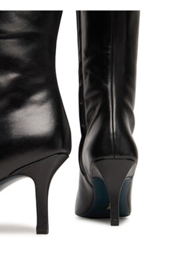 Patrizia Pepe Kozaki 8Y0131 L166 Czarny. Kolor: czarny. Materiał: skóra