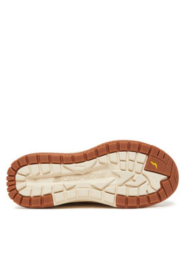 skechers - Skechers Sneakersy Meroe-Alden 205467/TPE Beżowy. Kolor: beżowy. Materiał: materiał