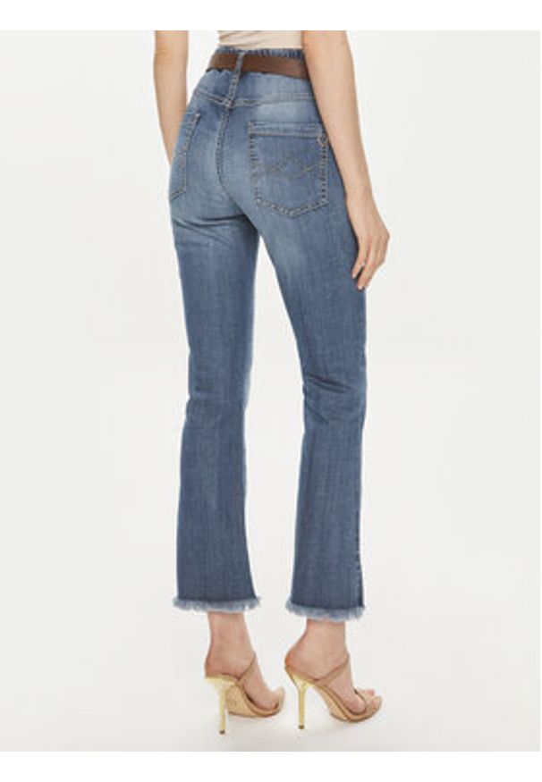 Please Jeansy P2XSBQ2W7N Granatowy Straight Leg. Kolor: niebieski