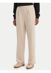 Vero Moda Spodnie materiałowe Hali 10339404 Beżowy Straight Fit. Kolor: beżowy. Materiał: syntetyk #1