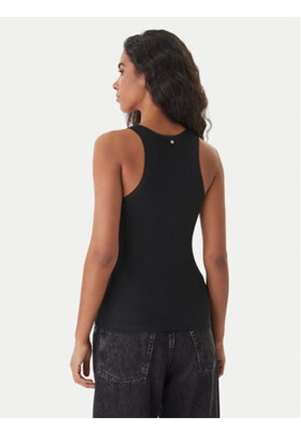 BOSS Top C_Eplie 50553479 Czarny Slim Fit. Kolor: czarny. Materiał: bawełna