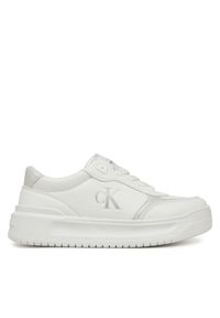 Sneakersy Calvin Klein Jeans. Kolor: biały