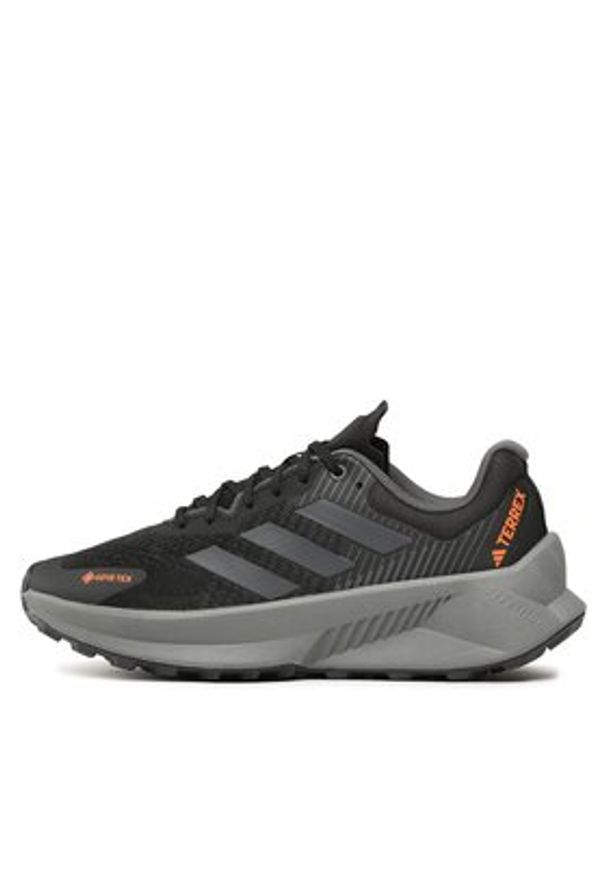 Adidas - adidas Buty do biegania Terrex Soulstride Flow Gtx GORE-TEX ID6714 Czarny. Kolor: czarny. Materiał: mesh, materiał. Technologia: Gore-Tex. Model: Adidas Terrex