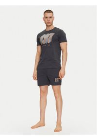 Cristiano Ronaldo CR7 Piżama 8730-41 Granatowy Regular Fit. Kolor: niebieski. Materiał: bawełna