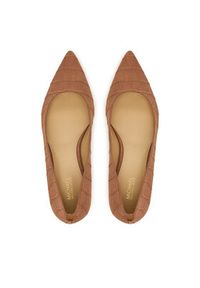 MICHAEL Michael Kors Czółenka Alina Flex Kitten 40S6HNMP1S Brązowy. Kolor: brązowy. Materiał: zamsz, skóra #2