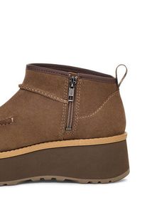 Ugg Botki W Cityfunc Ultra Mini 1158193 Brązowy. Kolor: brązowy. Materiał: skóra