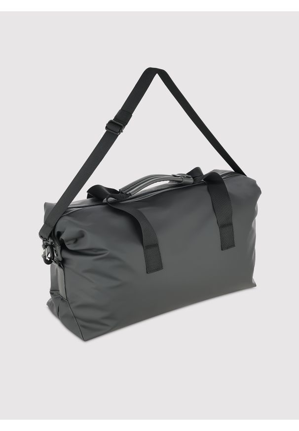 Pako Lorente - PAKO LORENTE - Szara weekendowa torba męska. Kolor: szary. Materiał: poliester
