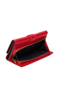 Just Cavalli Duży Portfel Damski 79RA5PA5 ZSA89 Czerwony. Kolor: czerwony. Materiał: skóra