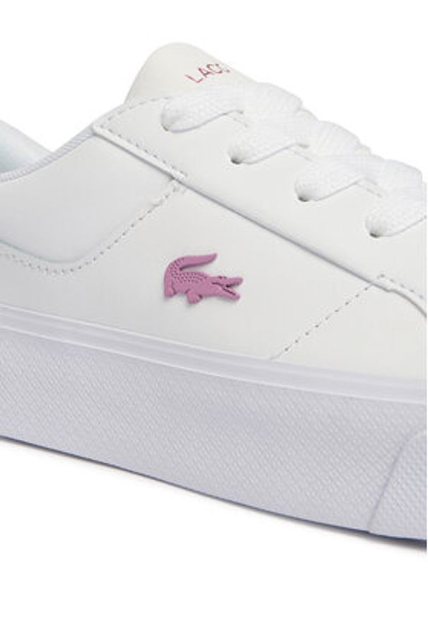 Lacoste Sneakersy Ziane Platform 51CFA0021 Biały. Kolor: biały. Materiał: skóra. Obcas: na platformie