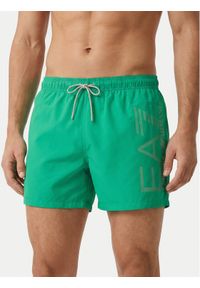EA7 Emporio Armani Szorty kąpielowe 7M002001 AF14497 M7126 Zielony Regular Fit. Kolor: zielony. Materiał: syntetyk #1
