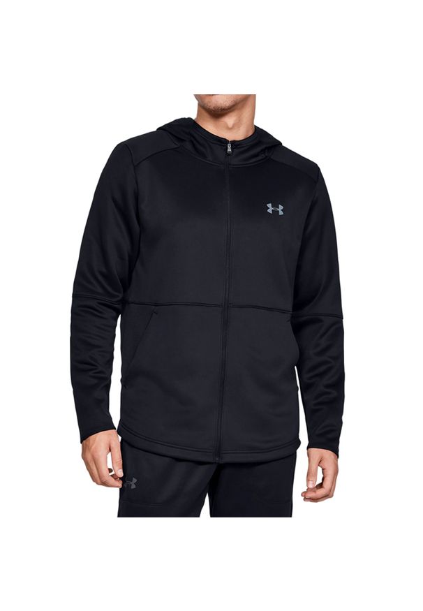 Under Armour - UNDER ARMOUR MK-1 WARM-UP FULL-ZIP HOODIE > 1345259-001. Materiał: materiał. Długość rękawa: długi rękaw. Długość: długie