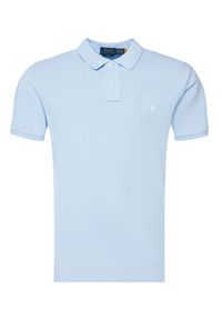 Polo Ralph Lauren Polo Core Replen 710795080 Błękitny Slim Fit. Typ kołnierza: polo. Kolor: niebieski. Materiał: bawełna #8