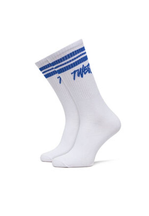 Jack & Jones - Jack&Jones Zestaw 3 par wysokich skarpet męskich Jactwes 12268711 Biały. Kolor: biały. Materiał: materiał, bawełna