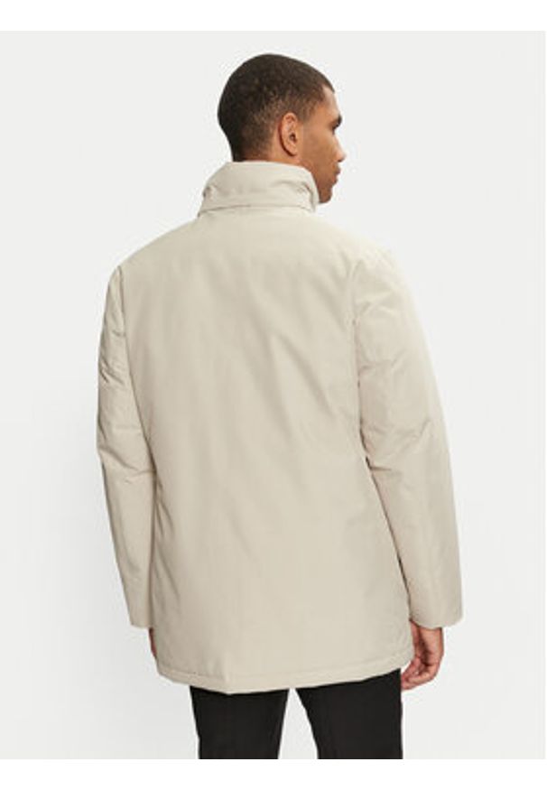 BOSS - Boss Kurtka zimowa Osiass 50499551 Beżowy Regular Fit. Kolor: beżowy. Materiał: syntetyk. Sezon: zima