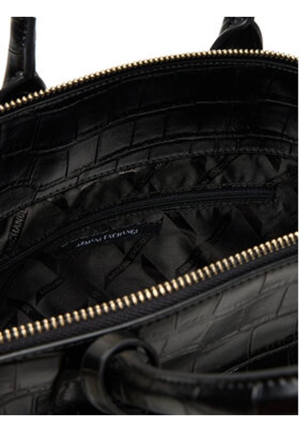 Armani Exchange Torebka XW000307 AF17154 UC001 Czarny. Kolor: czarny. Materiał: skórzane