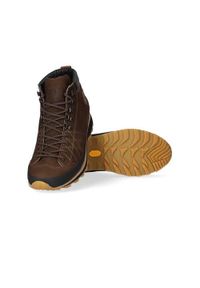 LOMER - Buty trekkingowe męskie Lomer Bio Naturale Mid Mtx Premium. Zapięcie: sznurówki. Kolor: brązowy. Materiał: materiał, skóra, syntetyk, guma. Szerokość cholewki: normalna