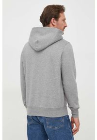 TOMMY HILFIGER - Tommy Hilfiger bluza męska kolor szary z kapturem gładka. Typ kołnierza: kaptur. Kolor: szary. Wzór: gładki #3