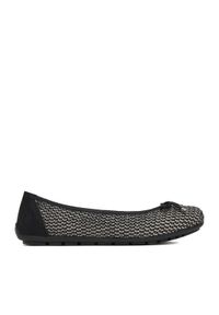 Rieker Baleriny CEO-43850-00 Czarny. Kolor: czarny. Materiał: materiał #1