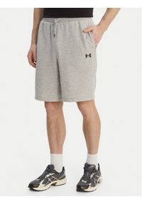 Under Armour Szorty sportowe UA Rival Lightweight 6009345 Szary Regular Fit. Kolor: szary. Materiał: bawełna. Styl: sportowy #1