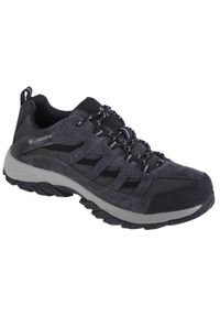 columbia - Kobieta Turystyka Buty Wodoodporne Lekkie Columbia Crestwood Low. Kolor: szary. Materiał: skóra, materiał, tkanina, guma, syntetyk. Sport: turystyka piesza