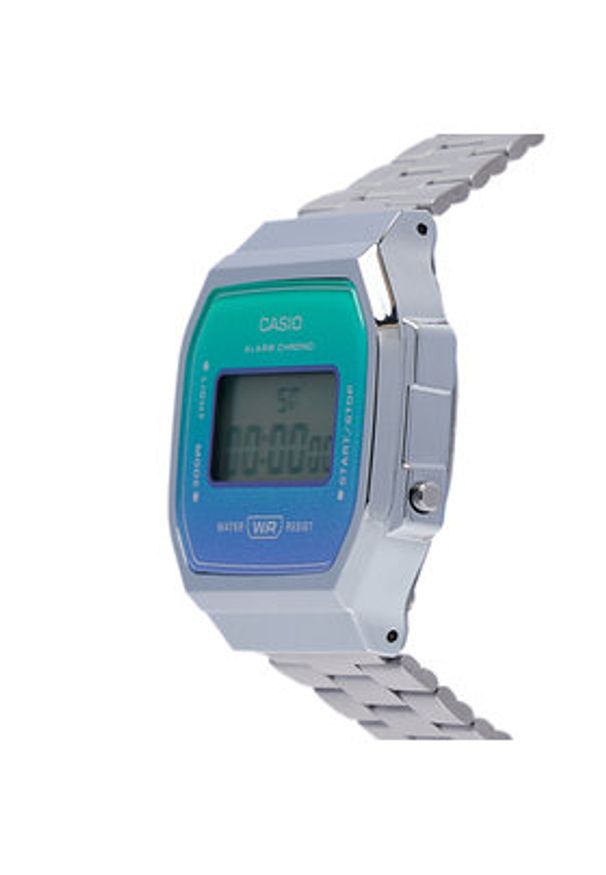 Casio Zegarek Vintage A168WER-2AEF Srebrny. Kolor: srebrny. Styl: vintage
