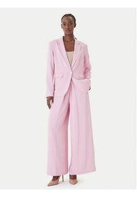 Fracomina Marynarka FS26SJ3004W47601 Różowy Regular Fit. Kolor: różowy. Materiał: syntetyk #4