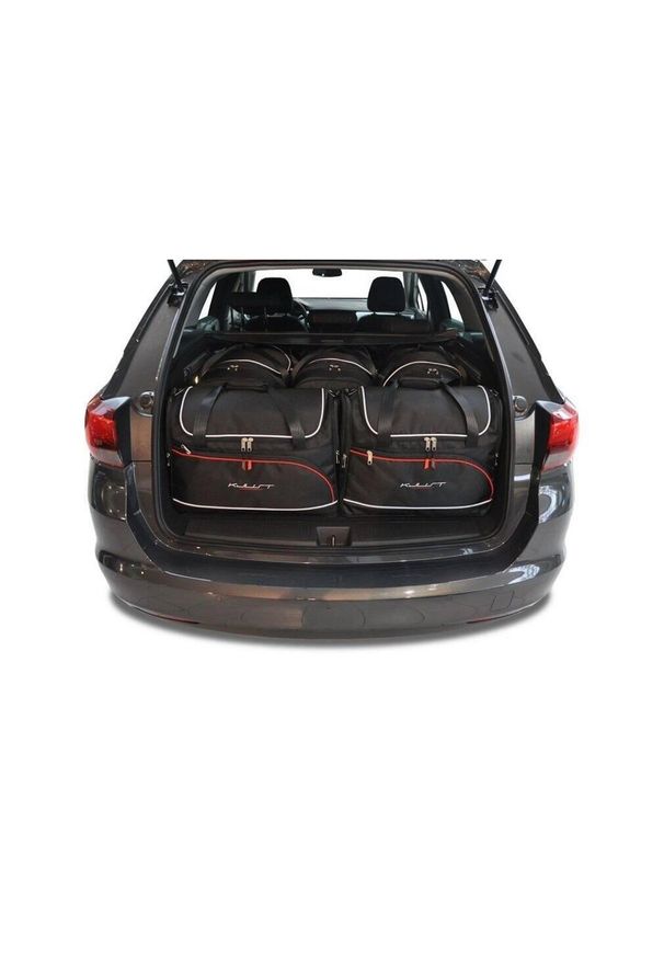 KJUST - Torby Do Bagażnika Opel Astra Tourer 2016-2021 5Szt Kjust. Kolor: czarny. Styl: sportowy