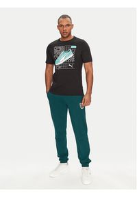 Puma T-Shirt Sneaker 684830 Czarny Regular Fit. Kolor: czarny. Materiał: bawełna #5