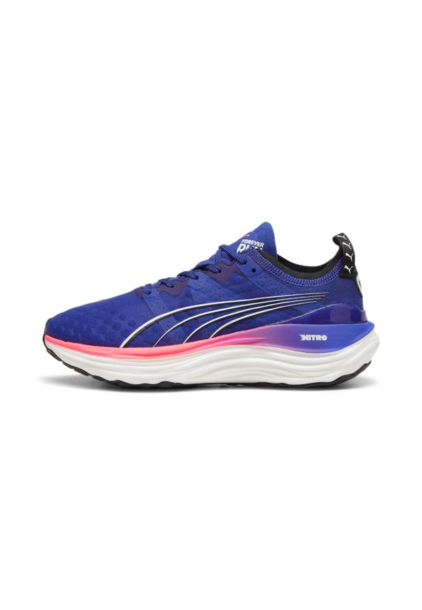 Damskie buty do biegania Puma Foreverrun Nitro. Kolor: pomarańczowy, niebieski, wielokolorowy. Sport: bieganie