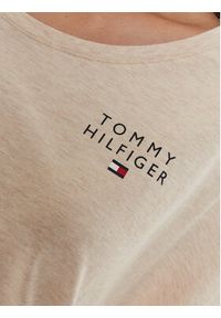 TOMMY HILFIGER - Tommy Hilfiger T-Shirt UW0UW05222 Beżowy Regular Fit. Kolor: beżowy. Materiał: bawełna #4