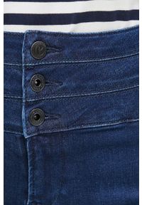 Pepe Jeans jeansy Willa Tripple damskie high waist. Stan: podwyższony. Kolor: niebieski #2
