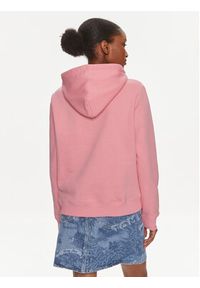Tommy Jeans Bluza Linear DW0DW17324 Różowy Regular Fit. Kolor: różowy. Materiał: bawełna #5