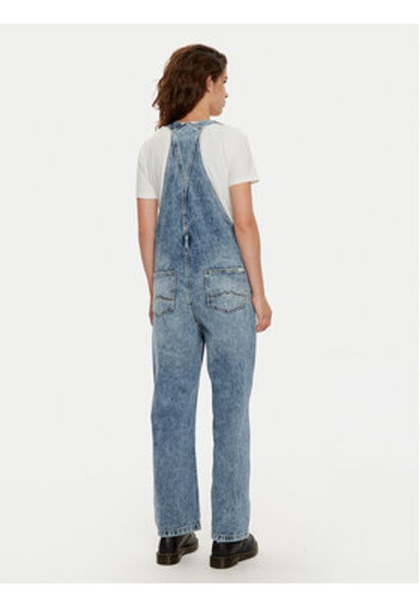 Mustang Ogrodniczki Olympia 1015583 Niebieski Loose Fit. Kolor: niebieski