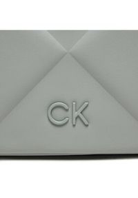 Calvin Klein Torebka Quilt K60K611759 Szary. Kolor: szary. Materiał: skórzane #4