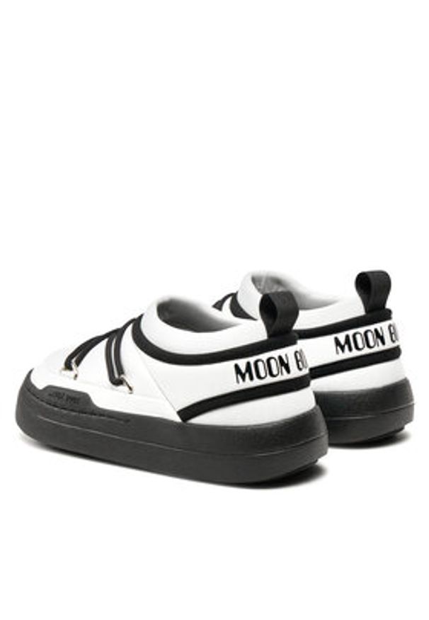 Moon Boot Botki Park Icon 80D2470070 Czarny. Kolor: czarny. Materiał: skóra