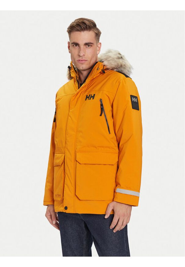 Helly Hansen Kurtka zimowa Reine 53630 Pomarańczowy Regular Fit. Kolor: pomarańczowy. Materiał: syntetyk. Sezon: zima